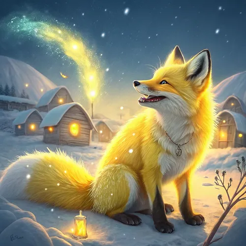 Land of The Happy Foxes Collection #192