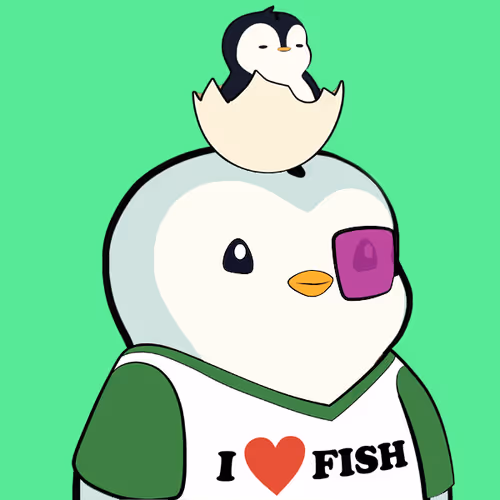 Abstract Pudgy Penguins #8748
