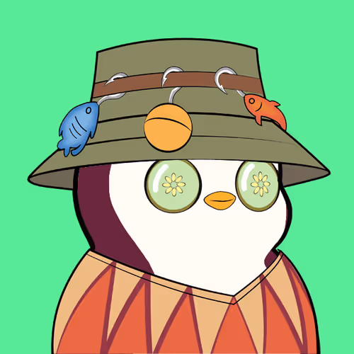Abstract Pudgy Penguins #8393