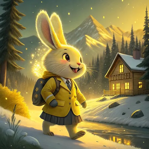 Abstract Rabbit Collection #84