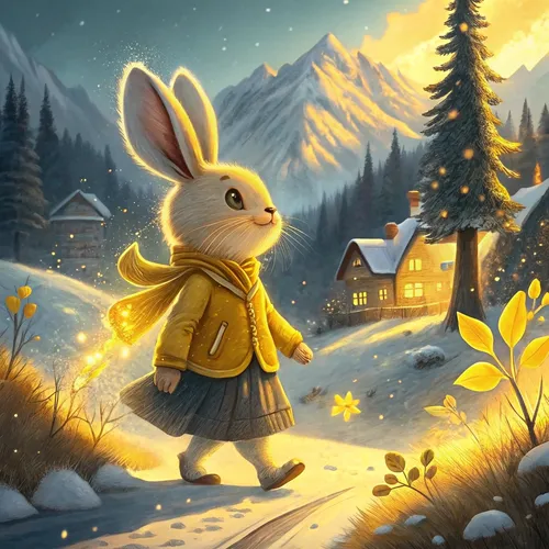 Abstract Rabbit Collection #82