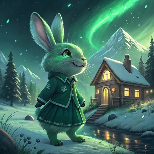 Abstract Rabbit Collection #67