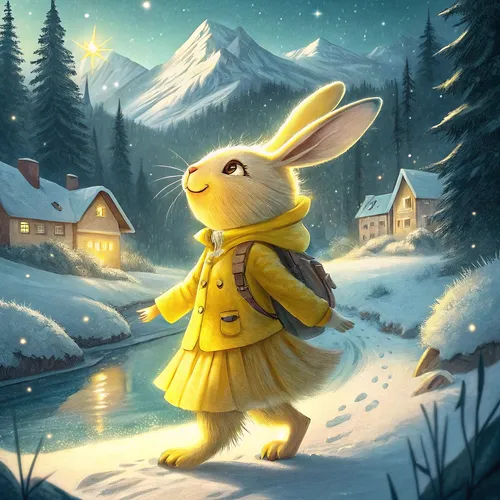 Abstract Rabbit Collection #407
