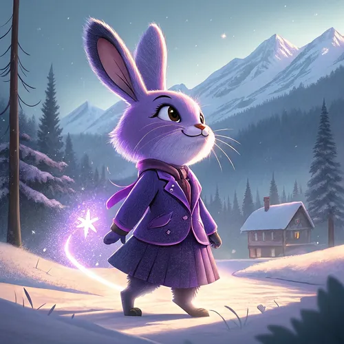 Abstract Rabbit Collection #299