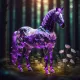 Abstract Crystal Horse Collection #158