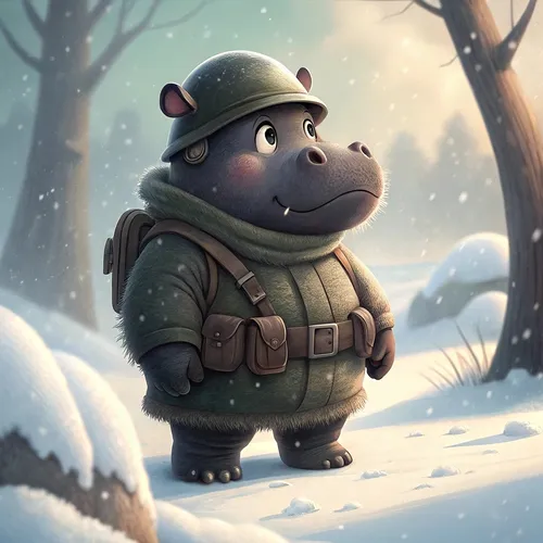 Hippo Army Collection #1594