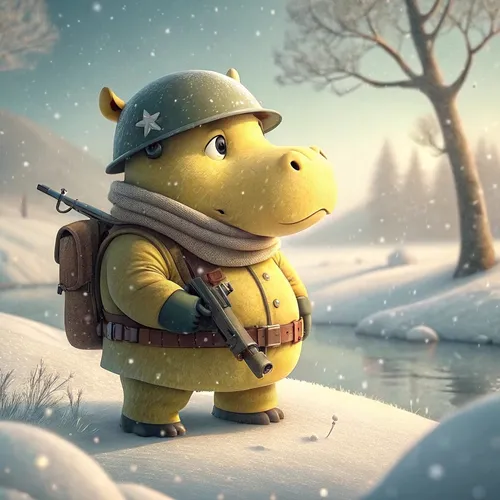 Hippo Army Collection #1596