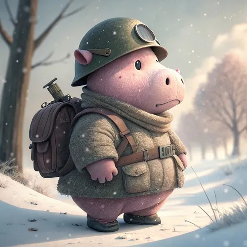 Hippo Army Collection #1167