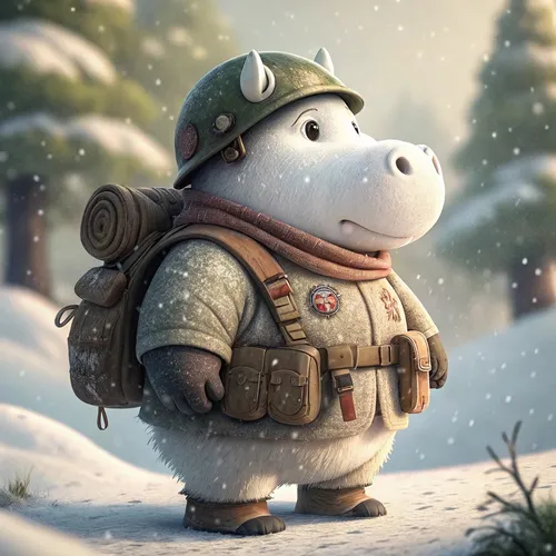 Hippo Army Collection #1136