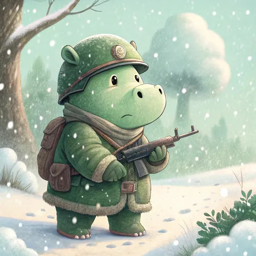 Hippo Army Collection #1681