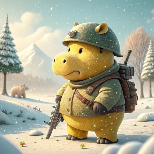 Hippo Army Collection #78
