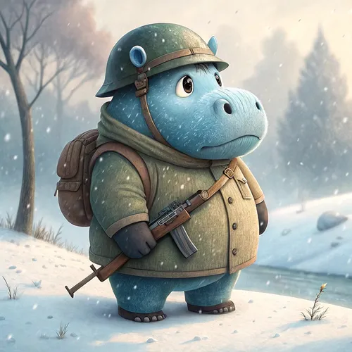 Hippo Army Collection #1157