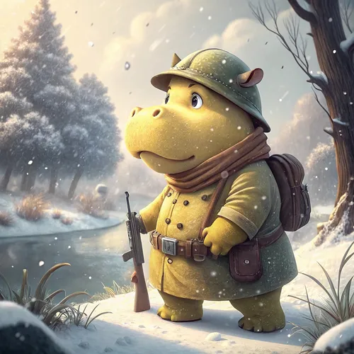 Hippo Army Collection #339