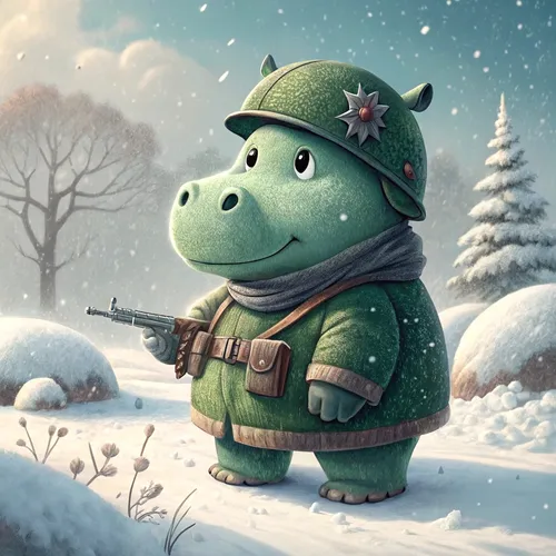 Hippo Army Collection #1697