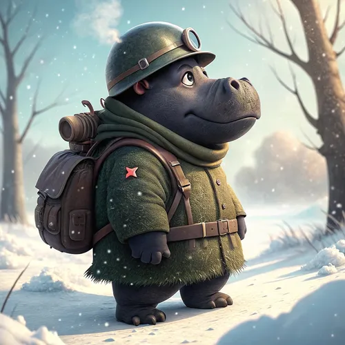Hippo Army Collection #1161