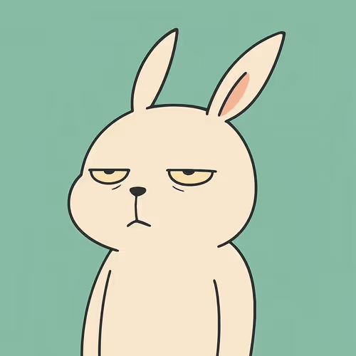 Monday Bunny #CantLogout