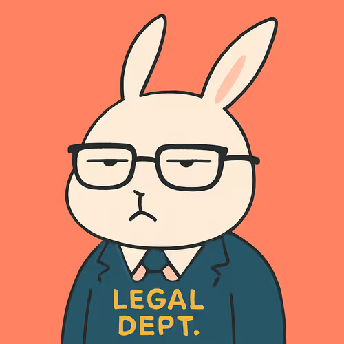 Monday Bunny #Legal