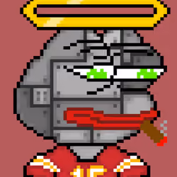 Pixelated Pepes NFT #657