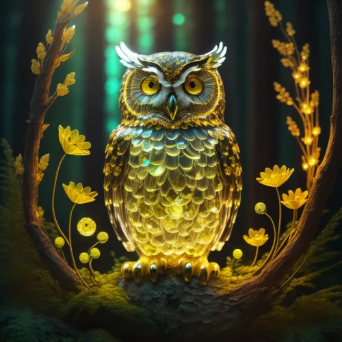 Serious looking Owls #3