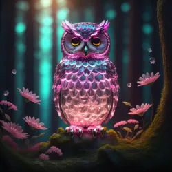 Serious looking Owls #62