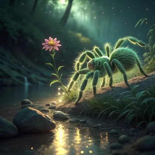 Artistic Colorful Tarantula Stream #111