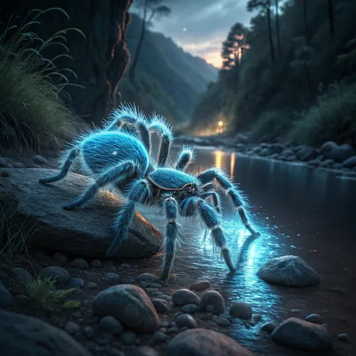 Artistic Colorful Tarantula Stream #107