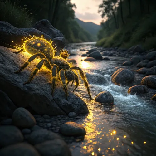 Artistic Colorful Tarantula Stream #108