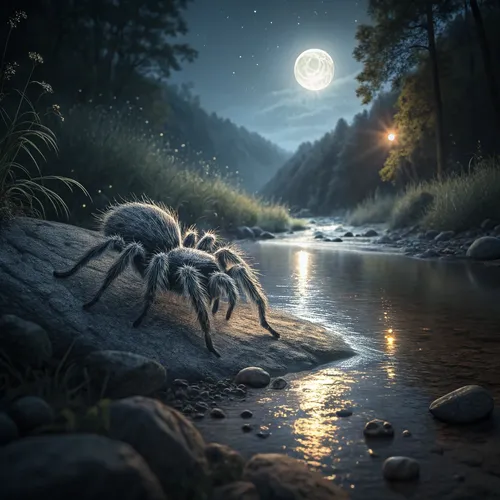 Artistic Colorful Tarantula Stream #153