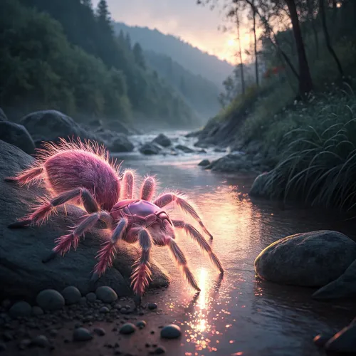 Artistic Colorful Tarantula Stream #136