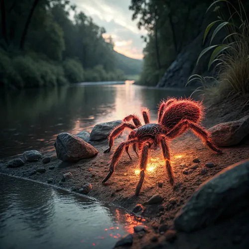 Artistic Colorful Tarantula Stream #118