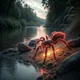 Artistic Colorful Tarantula Stream #118