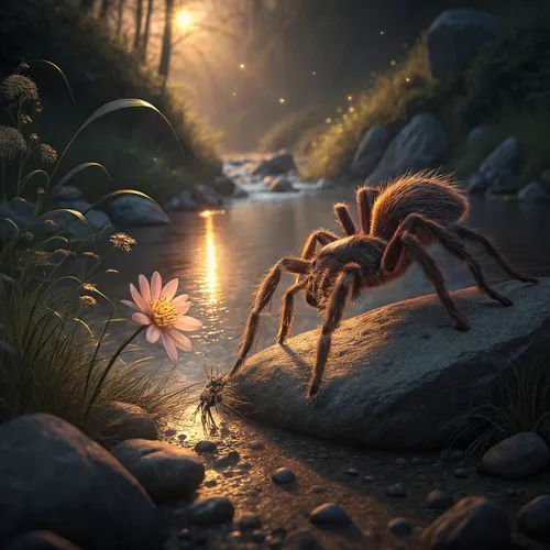 Artistic Colorful Tarantula Stream #123