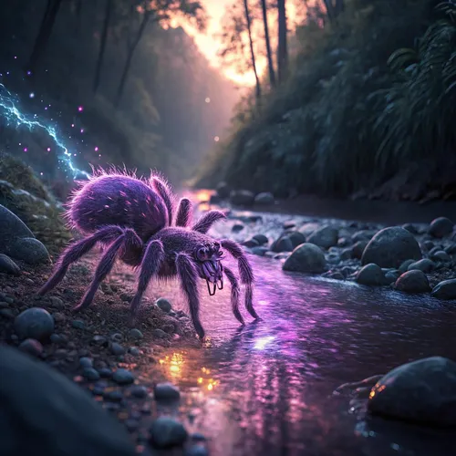 Artistic Colorful Tarantula Stream #126