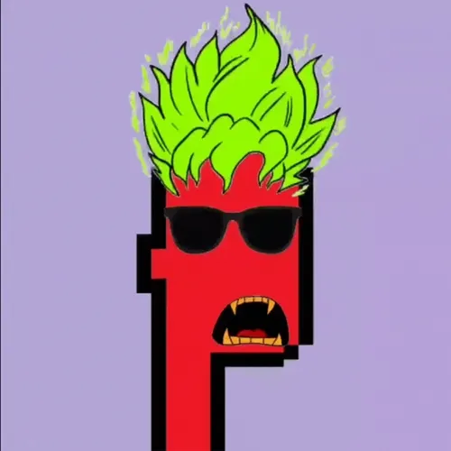 Monster Punk On Abstract #1830