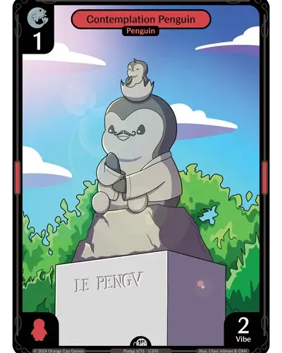 Contemplation Penguin - Enter The Huddle