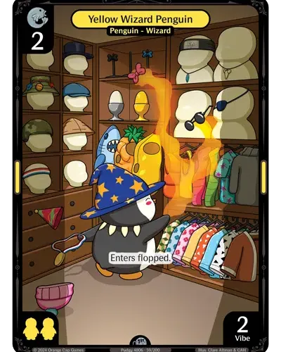 Yellow Wizard Penguin - Enter The Huddle