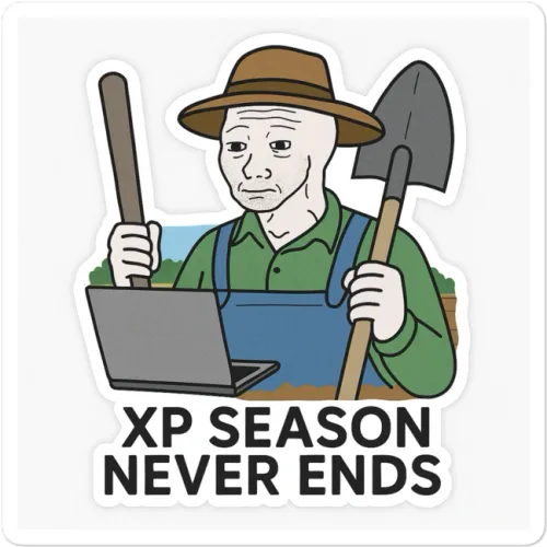 XP Farmer Sticker