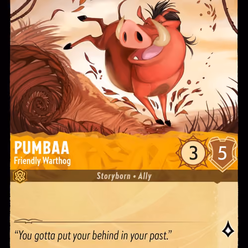 Pumbaa - Friendly Warthog - The First Chapter