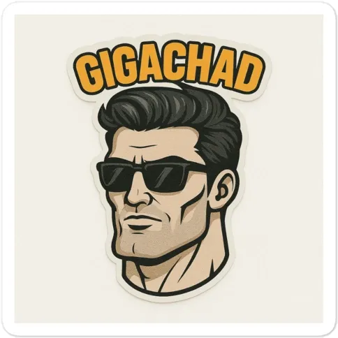 GIGACHAD Sticker