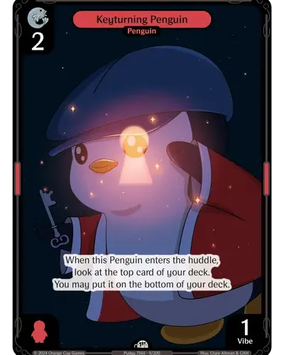 Keyturning Penguin - Enter The Huddle