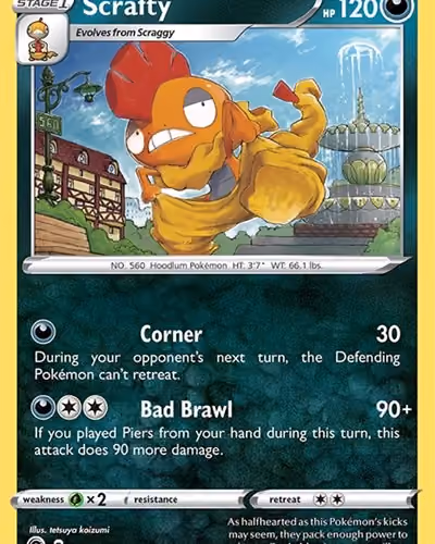 Scrafty Holo - Champion's Path