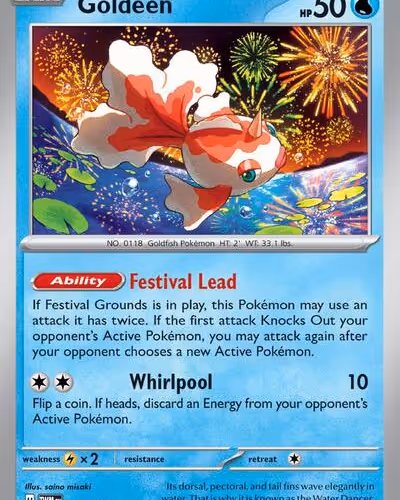 Goldeen Reverse Holo - Twilight Masquerade