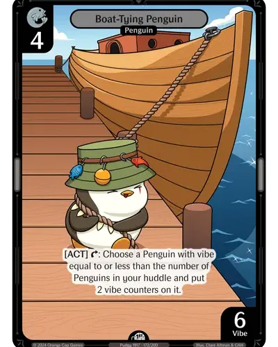 Boat-Tying Penguin - Enter The Huddle