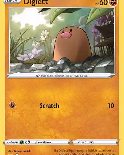 Diglett - Sword & Shield
