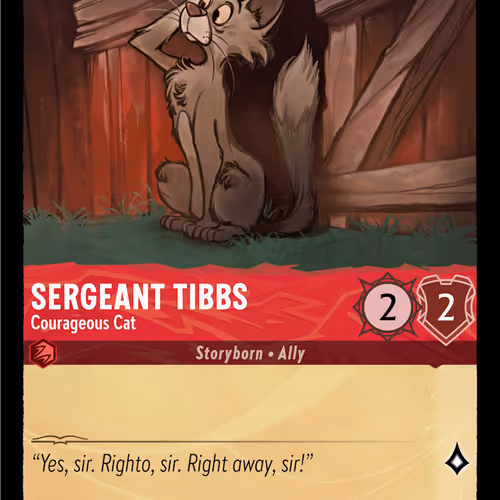 Sergeant Tibbs - Courageous Cat - The First Chapter
