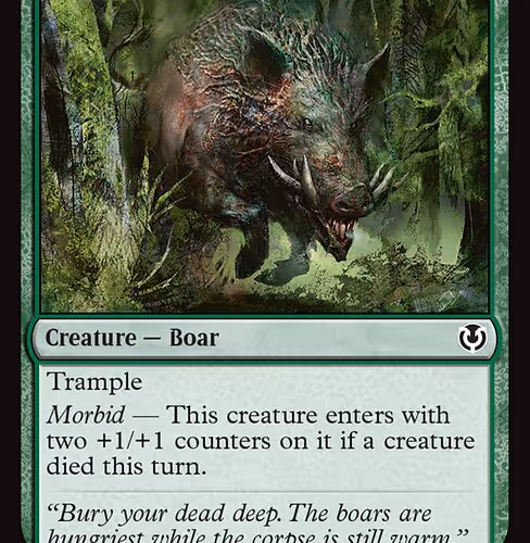 Festerhide Boar - Innistrad Remastered