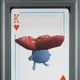 1998 Pokemon Stadium Blue Version Playing Cards King Of Hearts Vileplume PSA 9