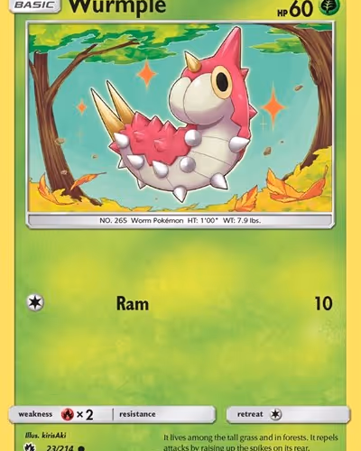 Wurmple - Lost Thunder