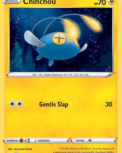 Chinchou Reverse Holo - Sword & Shield