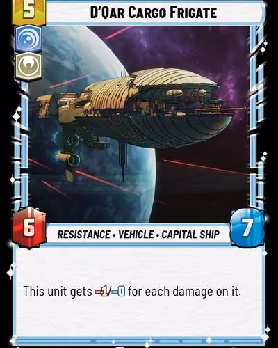 D'Qar Cargo Frigate - Jump to Lightspeed
